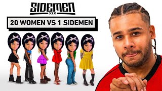 20 WOMEN VS 1 SIDEMEN : FANUM EDITION reaction video