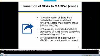 MACPro SPA State Intro Training Pt 1 Intro to MACPro and Obtaining Access