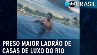Polícia prende homem apontado como maior ladrão de casas de luxo do Rio | SBT Brasil (27/08/23)