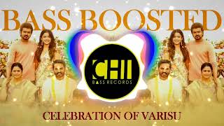 Celebration Of Varisu Extended Bass Boosted DJ Remix | Thalapathy Vijay  Rashmika Mandanna | ThamanS