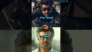 The Goat Vs Jailer Movies Collection Comparison #shorts #goatvijay #viralshort #jailer #thalapathy