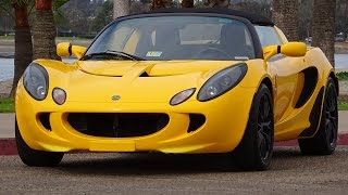 2005 LOTUS ELISE SAFFRON YELLOW FULL WALK AROUND TILTING REAR CLAM FOR SALE