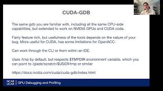 GPU Series: IDEs, Debugging, and Optimization Tools for GPU Computing