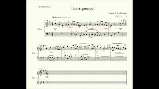 Invention no. 3: The Argument - Gordon A. McKinnon - Piano Repertoire 2