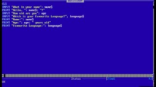 Qbasic Tutorial Part-1