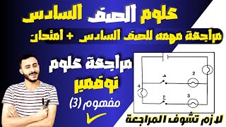 ‪اقوي مراجعة علوم سادسة ابتدائي الترم الاول شهر نوفمبر مفهوم الطاقة كنظام الترم الاول 2024