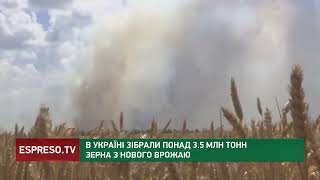 В Україні зібрали понад 3,5 млн тонн зерна з нового врожаю