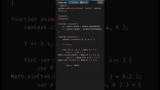 Create Spirograph Pattern with HTML Canvas | HTML5 Canvas Tutorial #shorts #coding #JavaScript