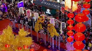 Sights \u0026 Sounds of an Acrobatic Lion Dance, at IOI City Mall, Putrajaya, Malaysia (23 Jan 2023)