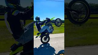 KLX300SM wheelie #supermoto #klx #wheelie