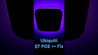 Ubiquiti Enterprise E7 POE ++ Adapter Install #shorts #youtubeshorts #ubiquiti