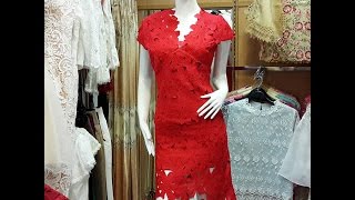 Chantubtim TV ตอน ร้าน ลูกไม้ไทย แบบเสื้อลูกไม้ Lace Dress EP 56