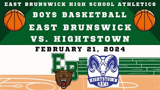 EBHS Boys Basketball vs. Hightstown 2/21/2024