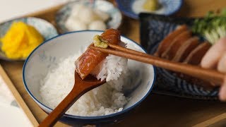 마트 생연어로 '직접 만든 연어장'- 맛간장 소스 만들기 | Soy sauce marinated Salmon