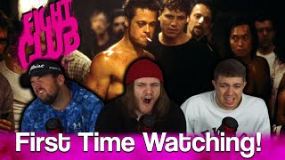 *FIGHT CLUB* has the CRAZIEST twist EVER!! (Movie First Reaction)