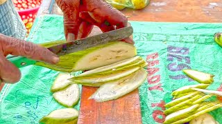 Raw Banana Bajji Making | Big Size Banana Bajji | Banana Bajji Recipe | Indian Street Food