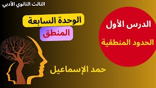 النموذج المؤتمت الوحدة السابعة| الدرس الأول: الحدود المنطقية| الثالث الثانوي الأدبي. سوريا.