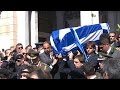 Greek former leader remembered at service