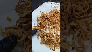 How To Make Barista | ক্রিস্পি ভাজা পেঁয়াজ | বরিস্তা রেসিপি #barista #friedonions #biryani