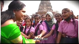 Honble MLC Smt K Kavitha With School Childrens: