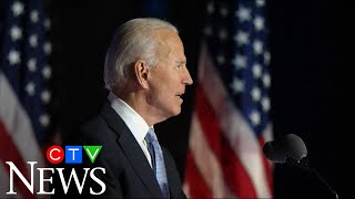 A look at U.S. President-elect Joe Biden’s victory speech