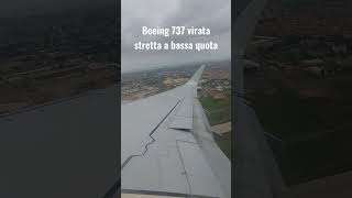 Boeing 737 passaggio basso sul terminal dell'aeroporto!😱