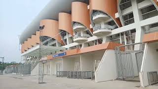 KEREN LAPANGAN BANTEN INTERNASIONAL STADIUM SUDAH MULAI HAMPIR RAMPUNG.