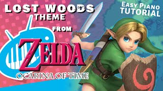 Lost Woods from Legend of Zelda: Easy Piano Tutorial