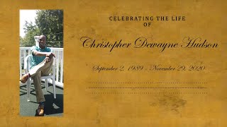 Christopher Hudson Memorial Service