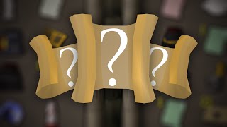 Easy clue scrolls until full inventory of Rare items. Making Bank!