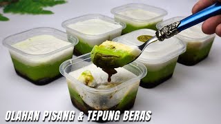 RESEP JUALAN BULAN PUASA GAMPANG DIBUAT‼️OLAHAN TEPUNG BERAS PISANG RASANYA DIJAMIN ENAK, LUMER.