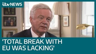 David Davis explains why he resigned as Brexit Secretary | ITV News