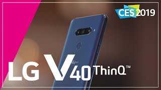 LG at CES 2019- LG V40