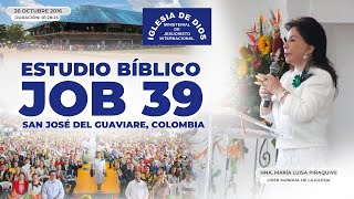 Estudio bíblico: Job 39 - San José del Guaviare - 26 octubre 2016 - Hna. María Luisa Piraquive - 424