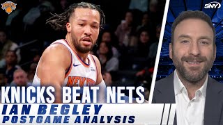 Ian Begley on Karl-Anthony Towns and Jalen Brunson in Knicks win over Nets | SportsNite | SNY