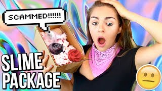 SLIME PACKAGE REVIEW FROM FAMOUS ETSY SLIME SHOPS! Holographic Slime, Fishbowl Butter Slime