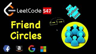 Friend Circles | LeetCode 547 | C++, Java, Python