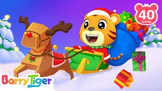 Christmas Song & MORE | Animal Songs | Fun Kids Songs & Nursery Rhymes by BarryTiger