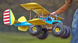 FLYING MONSTER Truck RC airplane car!