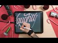 procreate candy cane 3d lettering tutorial easy steps u0026 free christmas brush set