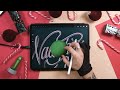 procreate candy cane 3d lettering tutorial easy steps u0026 free christmas brush set