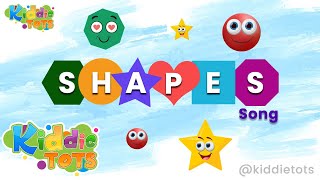 Shapes Song for Kids | Fun and Educational Shapes | What Shape Is It? Collection | Kiddie tots