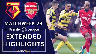 Watford v. Arsenal | PREMIER LEAGUE HIGHLIGHTS | 3/6/2022 | NBC Sports
