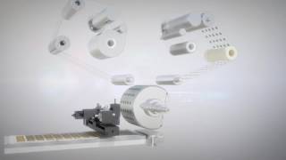 Continuous Roll-process Technology for Transferring and Packaging Flexible LSI