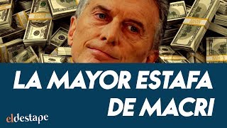 La mayor estafa de Macri | El Destape con Roberto Navarro