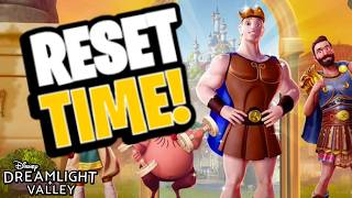 I'm Back! Hercules Talk & Late Reset! | Dreamlight Valley