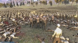 10 US Marines vs 30000 Zombies Epic Battle Simulator