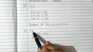 How to find factors of a number using Multiplication method | Easy method of Finding factors |