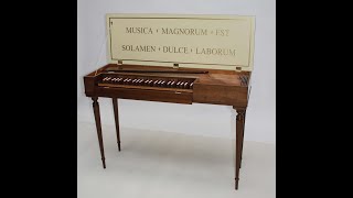 John Morley 4 octave Clavichord No 2192 playing Theme from Cantata No.147 by J S Bach