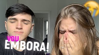 TROLEI MINHA NAMORADA | VOU MUDAR DE PAÍS | ELA CHOROU! 😔 | RubinhoTv